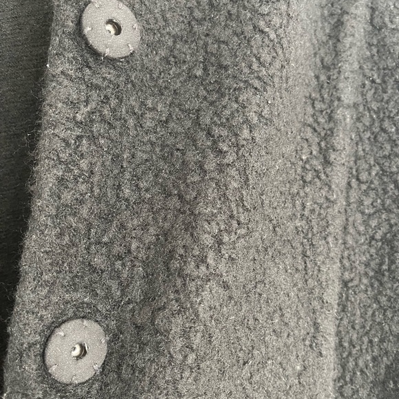 Eileen Fisher hooded felted wool cardigan size M - Picture 5 of 8
